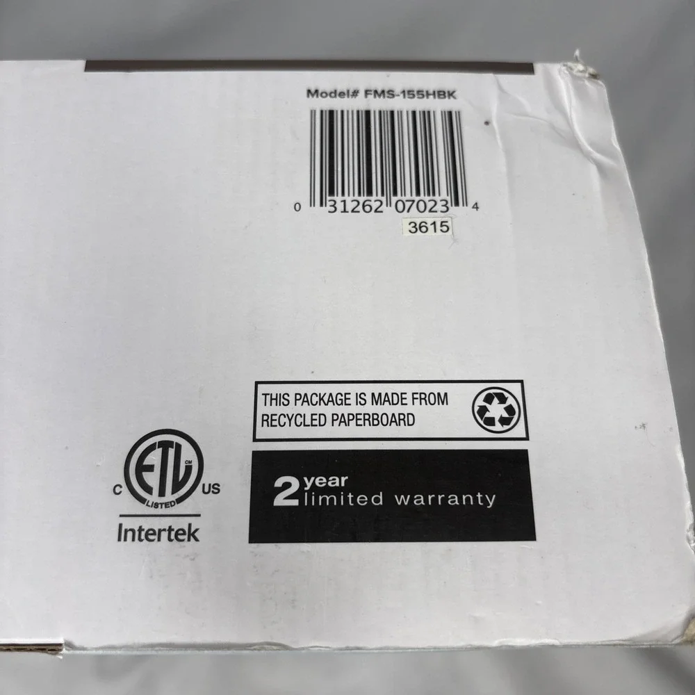 Homedics SHIATSU FOOT MASSAGER Deep Kneading With Heat FMS-155HBK New‎ In Box